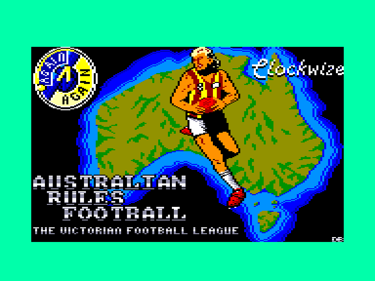 screenshot du jeu Amstrad CPC Australian rules football