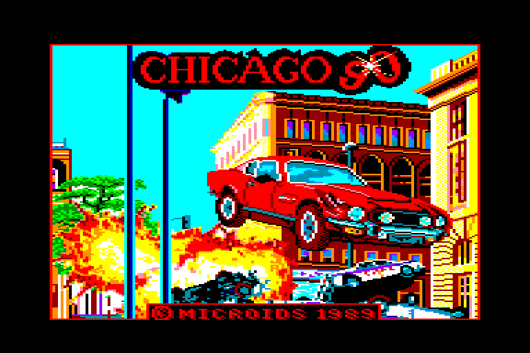 screenshot du jeu Amstrad CPC Chicago 90