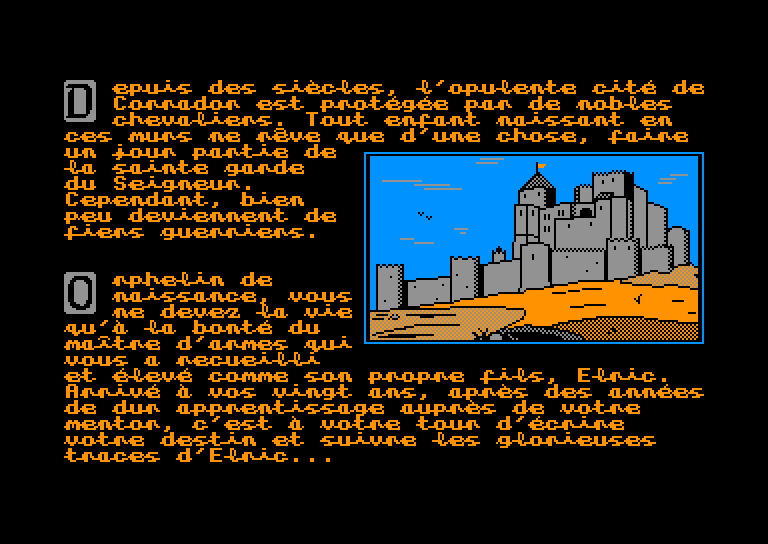 screenshot du jeu Amstrad CPC Citadelle