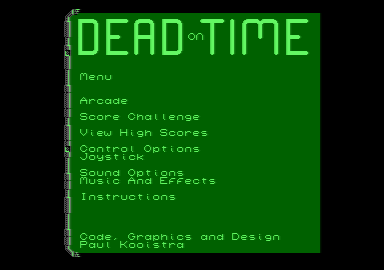 screenshot de jeu de Time par Axelay