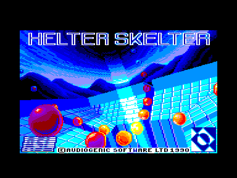 screenshot du jeu Amstrad CPC Helter skelter