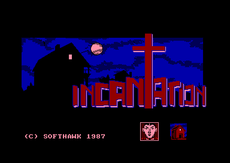 screenshot of the Amstrad CPC game Incantation