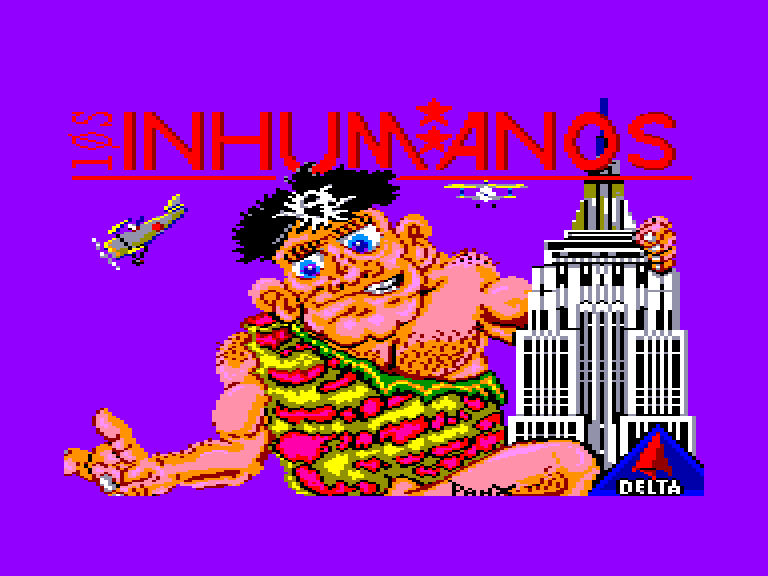screenshot du jeu Amstrad CPC Inhumanos (los)