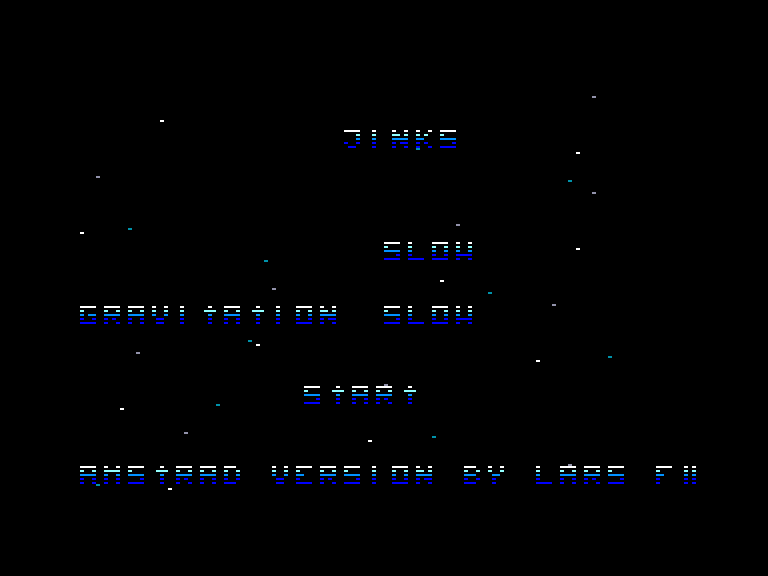screenshot du jeu Amstrad CPC Jinks