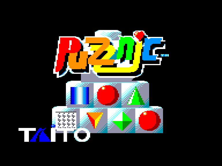 screenshot du jeu Amstrad CPC Puzznic
