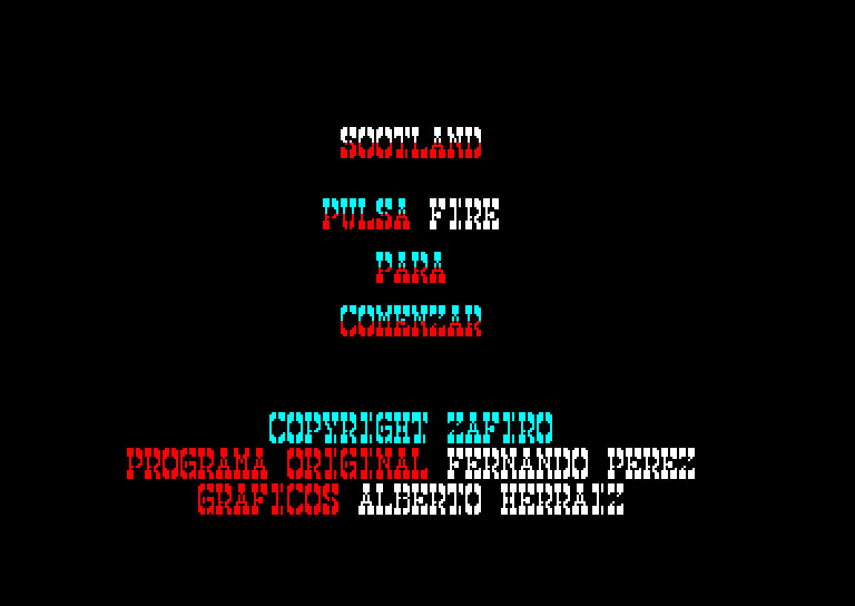 screenshot of the Amstrad CPC game Sootland