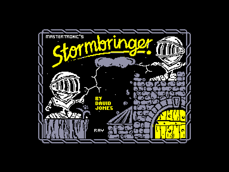 screenshot of the Amstrad CPC game Stormbringer