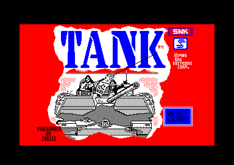 écran de chargement de Tank par Choice Software