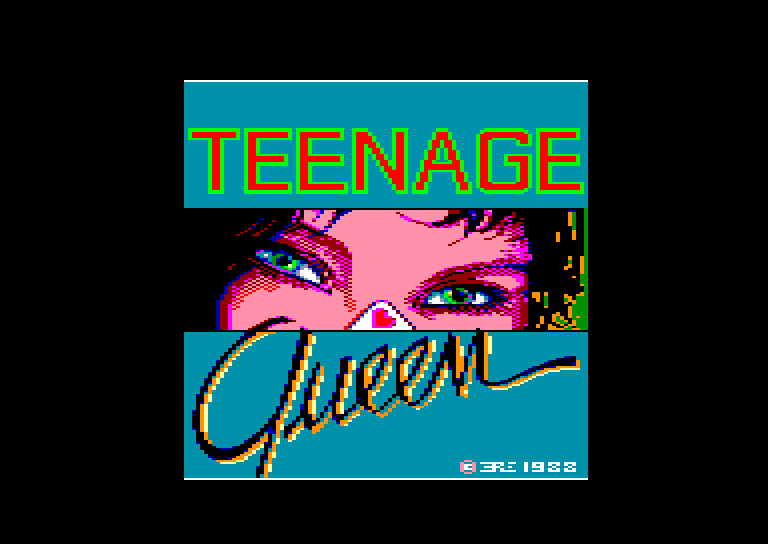 screenshot du jeu Amstrad CPC Teenage queen