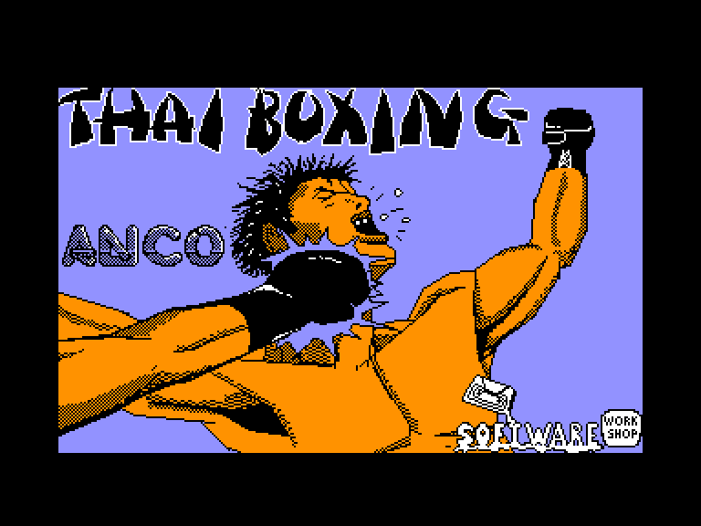 screenshot du jeu Amstrad CPC Thai boxing