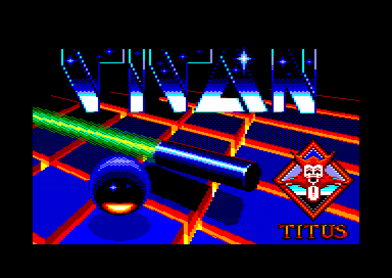 screenshot of the Amstrad CPC game Titan