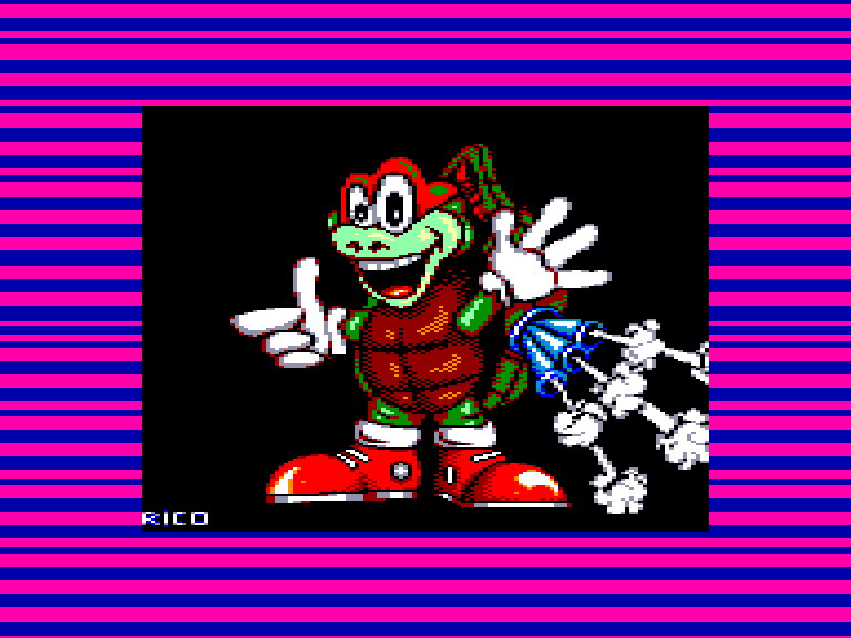 screenshot du jeu Amstrad CPC Turbo the tortoise