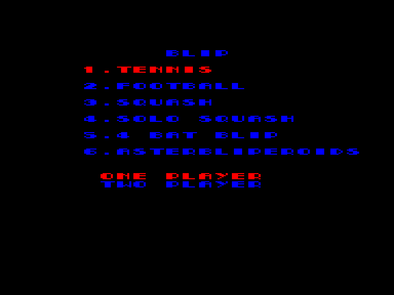 screenshot of the Amstrad CPC game Video classics