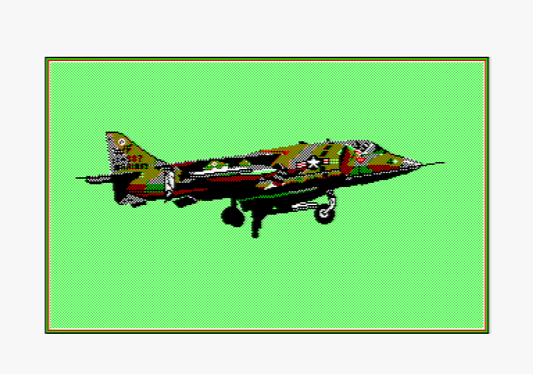 Jet par Jill Lawson, image en mode 1 picture sur Amstrad CPC