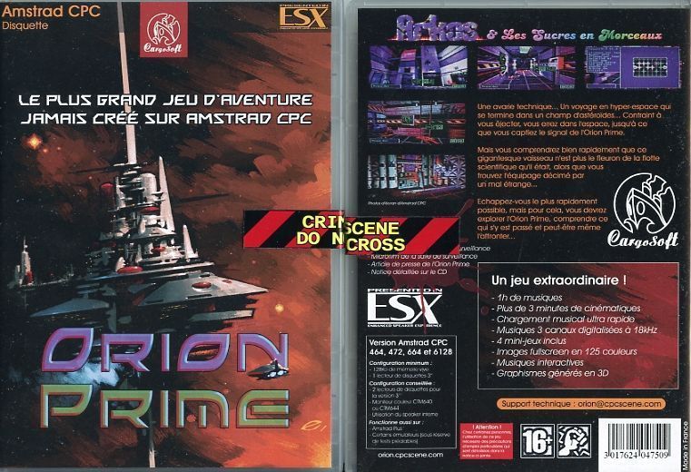 package français d'Orion Prime