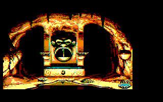 6ème écran d'un possible jeu Maupiti island sur Amstrad CPC